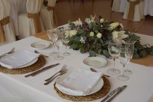 decoración de una boda