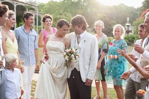 Dressing up for a wedding 